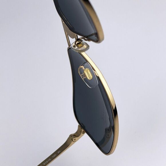 NEW Versace VE2238 143687 Gold Matte Black Gray Rectangle Metal Unisex Sunglasse main image 9
